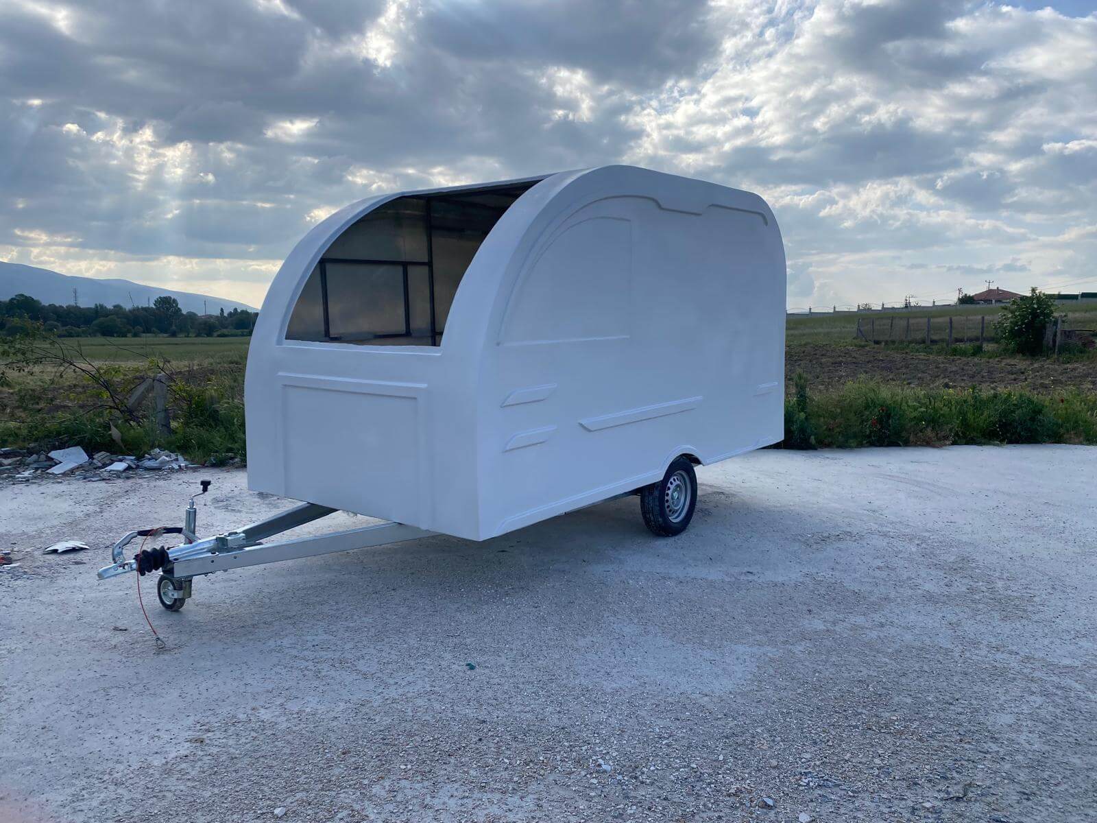 ÇEKME KARAVAN MONOBLOK FİBERGLAS KABUK İMALATI