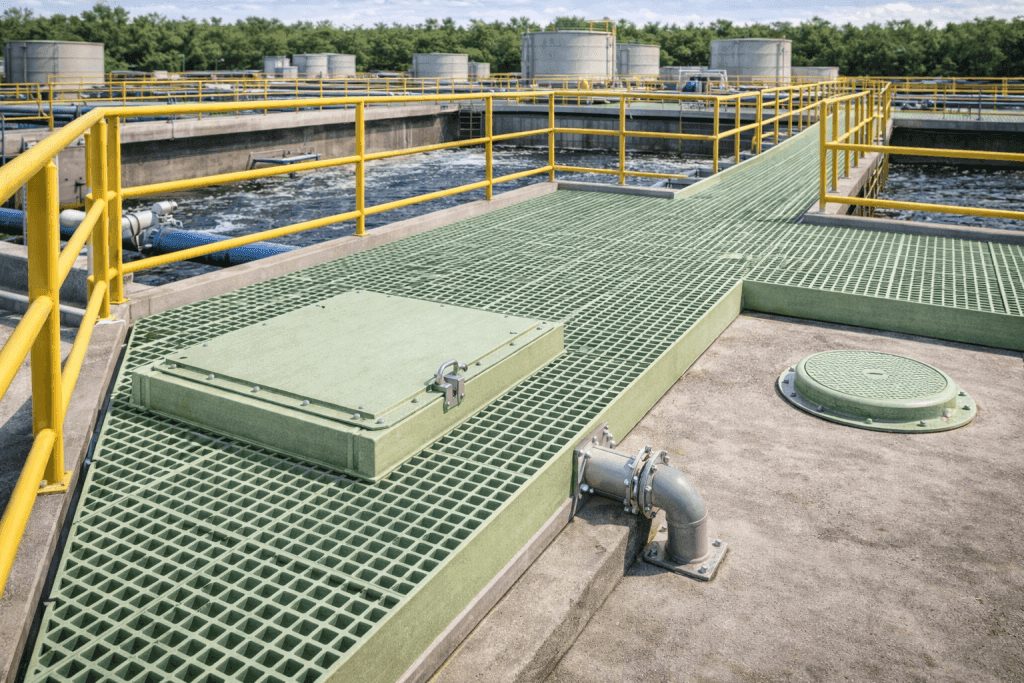 fiberglas su arıtma tesisleri (CTP / FRP / GRP)
