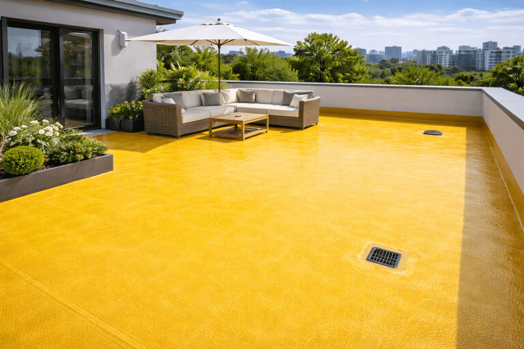 teras ve düz çatılarda fiberglas yalıtım uygulaması (CTP / FRP / GRP)